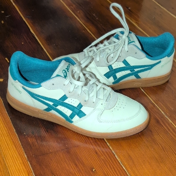 Asics Skyhand OG Sneakers in Creamy Rain Lake - Women's 7 - Picture 4 of 12